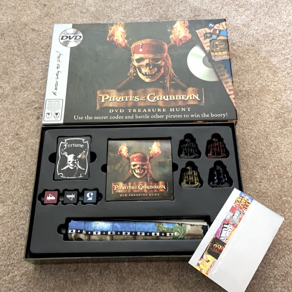 Disney Pirates of the Caribbean DVD treasure hunt